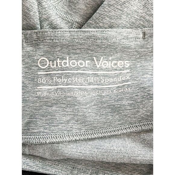 Outdoor Voices Blue Gray Warmup 7/8 Leggings Size Small - Picture 3 of 3